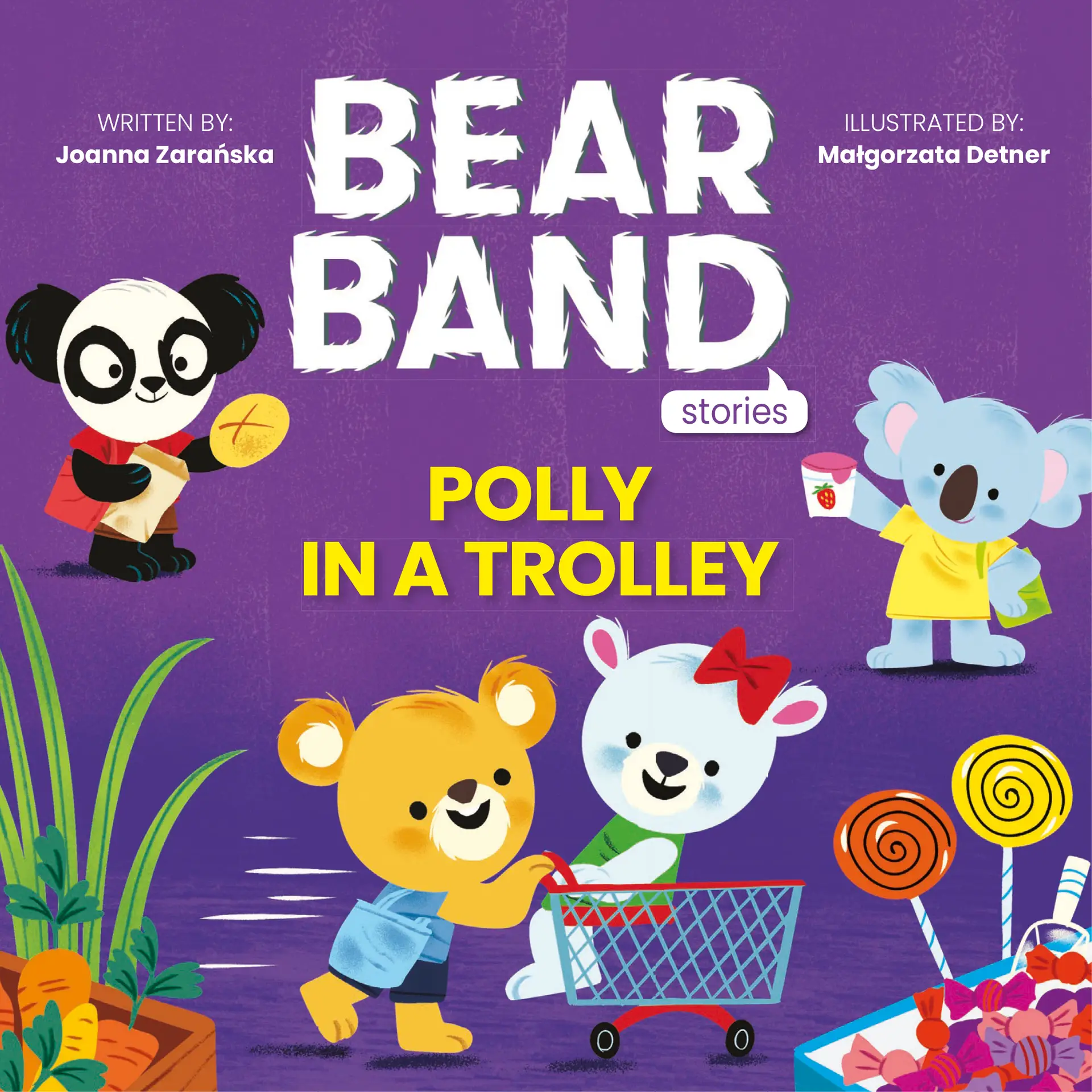 BEAR_BAND_Polly in a trolley